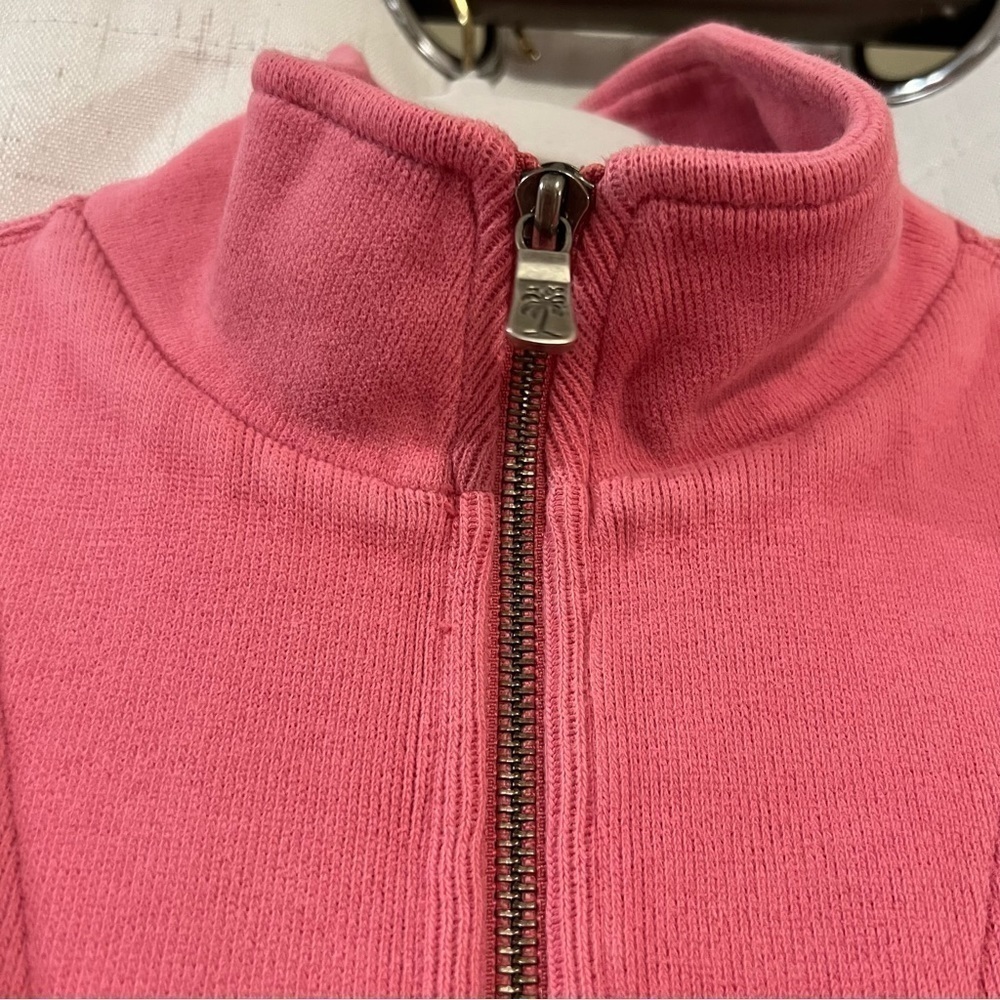 TOMMY Bahama Quarter Zip Pullover in Pink, Size Small - Picture 3 of 9